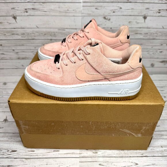 Nike WMNS Air Force Sage 1 Low 'Coral Stardust | Size 5W - Picture 1 of 8